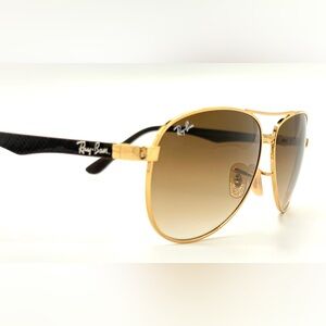 Ray-Ban Aviator Sunglasses RB8313 Arista Gradient Brown 001/51 61mm